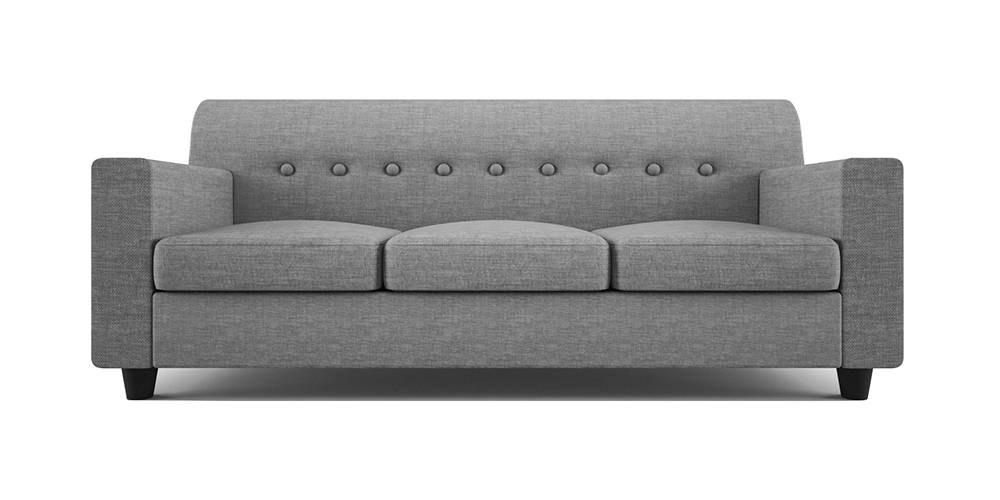 Solitaire Fabric Sofa - Light Grey